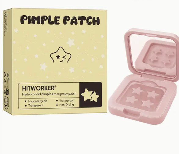 Caja pimple patch gris